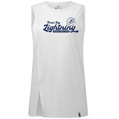 NHL White Tampa Bay Lightning Levelwear Women's Influx Monument Tank Top
