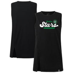 NHL Black Dallas Stars Levelwear Women's Influx Monument Tank Top