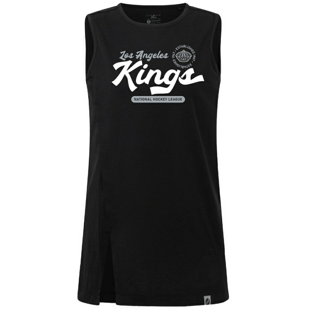 NHL Black Los Angeles Kings Levelwear Women's Influx Monument Tank Top