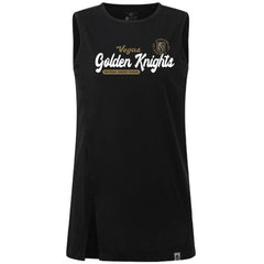 NHL Black Vegas Golden Knights Levelwear Women's Influx Monument Tank Top