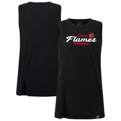 NHL Black Calgary Flames Levelwear Women's Influx Monument Tank Top