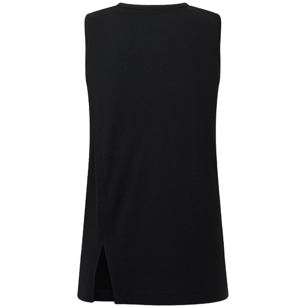 NHL Black Pittsburgh Penguins Levelwear Women's Influx Monument Tank Top