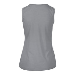 NHL Gray Seattle Kraken Levelwear Women's Macy Banner Arch Tank Top