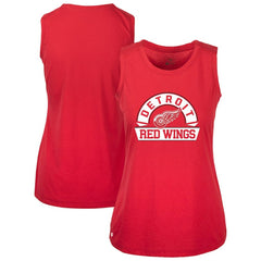 NHL Red Detroit Red Wings Levelwear Women's Macy Banner Arch Tank Top