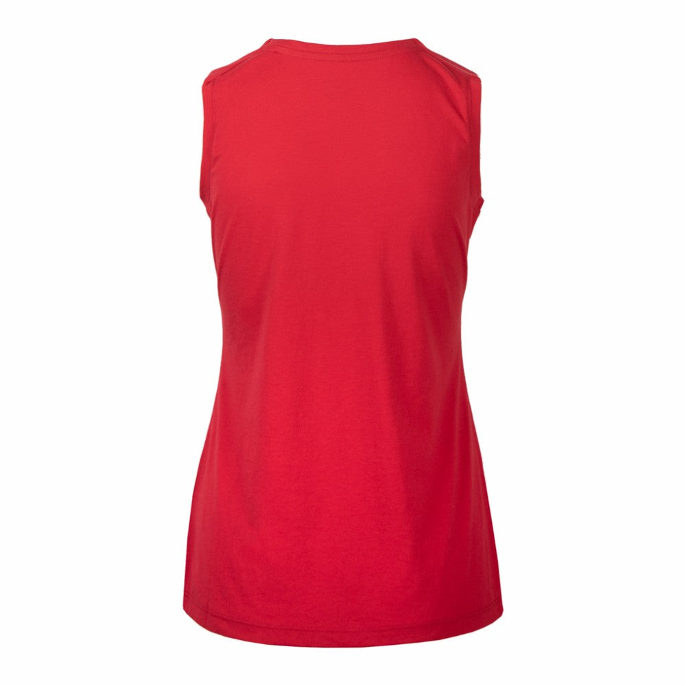 NHL Red New York Rangers Levelwear Women's Macy Banner Arch Tank Top