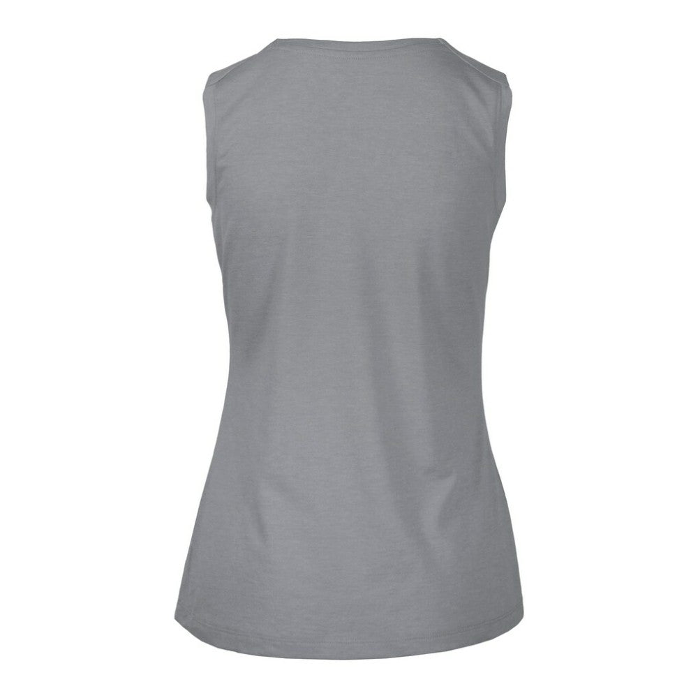 NHL Gray Tampa Bay Lightning Levelwear Women's Macy Banner Arch Tank Top