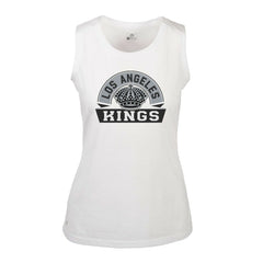 NHL White Los Angeles Kings Levelwear Women's Macy Banner Arch Tank Top