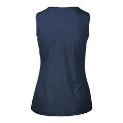 NHL Navy Colorado Avalanche Levelwear Women's Macy Banner Arch Tank Top