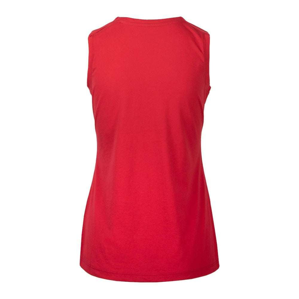 NHL Red Montreal Canadiens Levelwear Women's Macy Banner Arch Tank Top
