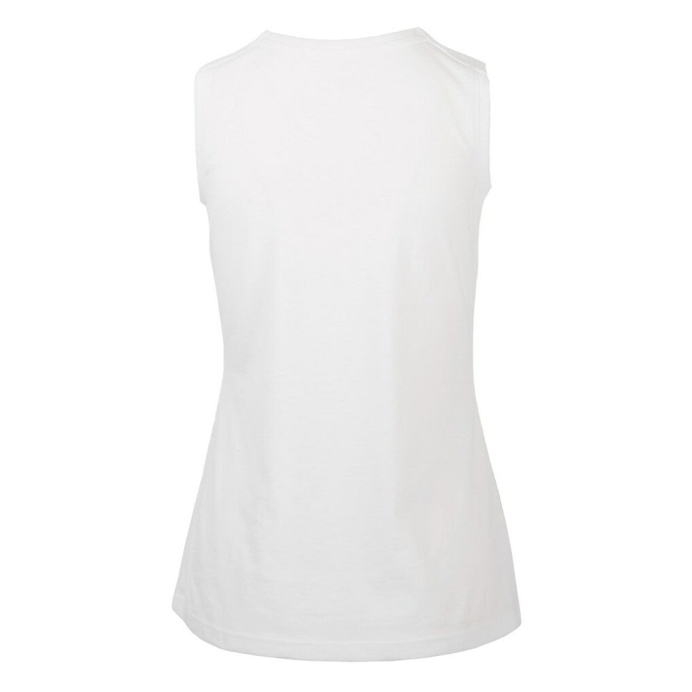 NHL White Vancouver Canucks Levelwear Women's Macy Banner Arch Tank Top