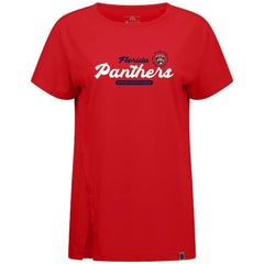 NHL Red Florida Panthers Levelwear Women's Influx Monument T-Shirt