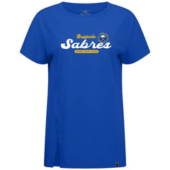 NHL Royal Buffalo Sabres Levelwear Women's Influx Monument T-Shirt