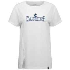NHL White Vancouver Canucks Levelwear Women's Influx Journey T-Shirt