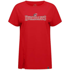 NHL Red Carolina Hurricanes Levelwear Women's Influx Journey T-Shirt