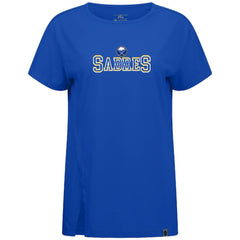 NHL Royal Buffalo Sabres Levelwear Women's Influx Journey T-Shirt