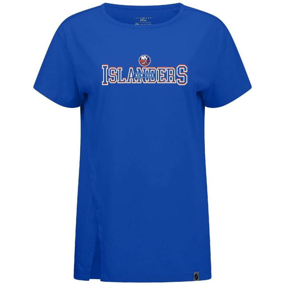 NHL Royal New York Islanders Levelwear Women's Influx Journey T-Shirt