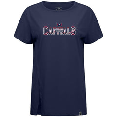NHL Navy Washington Capitals Levelwear Women's Influx Journey T-Shirt