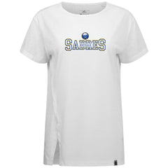 NHL White Buffalo Sabres Levelwear Women's Influx Journey T-Shirt