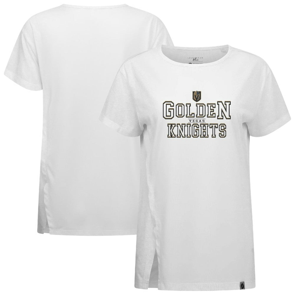 NHL White Vegas Golden Knights Levelwear Women's Influx Journey T-Shirt