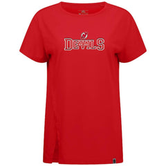 NHL Red New Jersey Devils Levelwear Women's Influx Journey T-Shirt