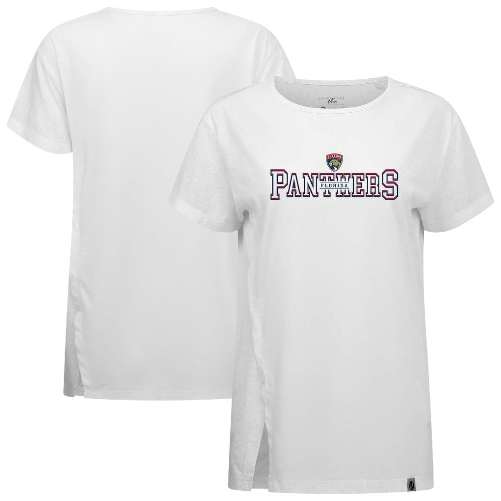 NHL White Florida Panthers Levelwear Women's Influx Journey T-Shirt