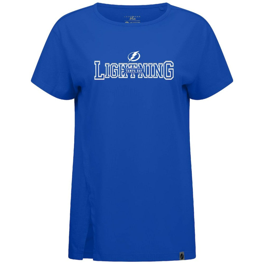 NHL Royal Tampa Bay Lightning Levelwear Women's Influx Journey T-Shirt