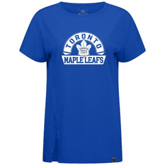 NHL Royal Toronto Maple Leafs Levelwear Women's Influx Banner Arch T-Shirt