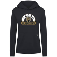NHL Black Vegas Golden Knights Levelwear Women's Relay Banner Arch Pullover Hoodie
