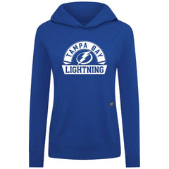 NHL Royal Tampa Bay Lightning Levelwear Women's Relay Banner Arch Pullover Hoodie
