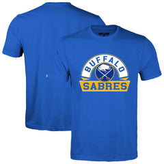 NHL Royal Buffalo Sabres Levelwear Richmond Banner Arch T-Shirt