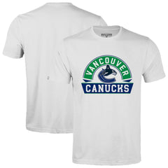 NHL White Vancouver Canucks Levelwear Richmond Banner Arch T-Shirt
