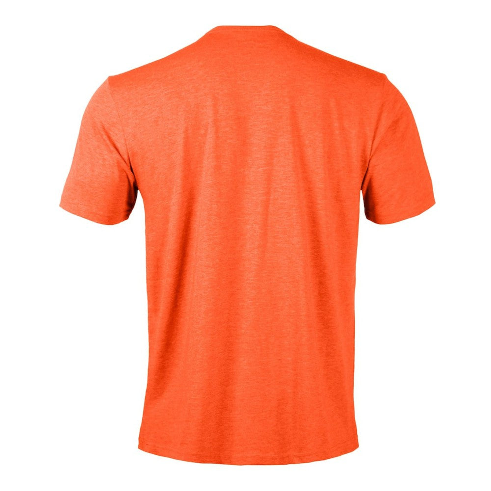 NHL Heather Orange Anaheim Ducks Levelwear Richmond Banner Arch T-Shirt
