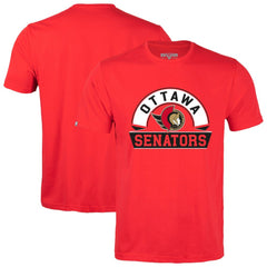 NHL Red Ottawa Senators Levelwear Richmond Banner Arch T-Shirt