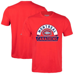 NHL Red Montreal Canadiens Levelwear Richmond Banner Arch T-Shirt