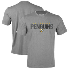 NHL Gray Pittsburgh Penguins Levelwear Richmond Carve T-Shirt