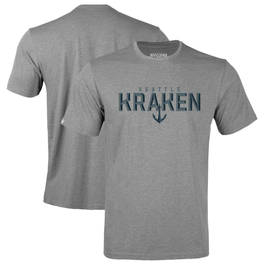 NHL Gray Seattle Kraken Levelwear Richmond Carve T-Shirt