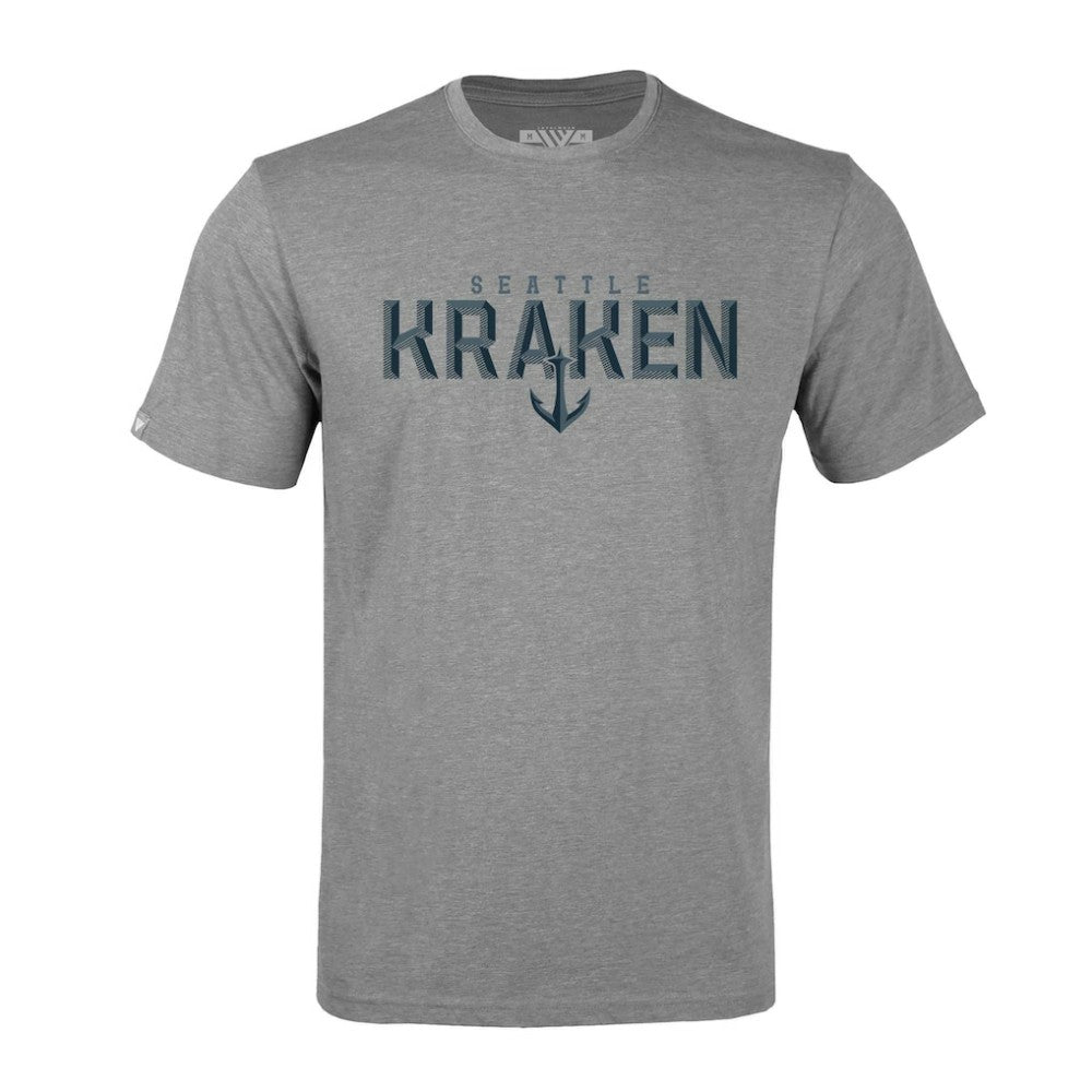 NHL Gray Seattle Kraken Levelwear Richmond Carve T-Shirt