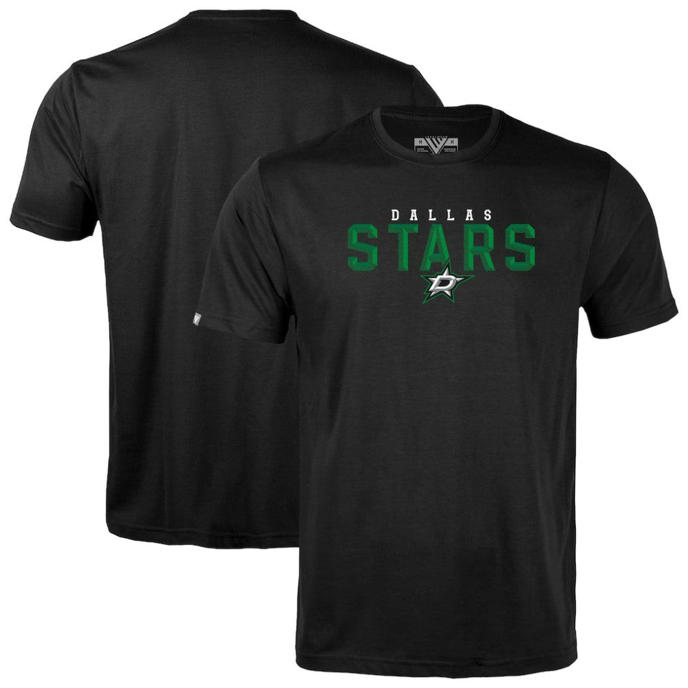 NHL Black Dallas Stars Levelwear Richmond Carve T-Shirt