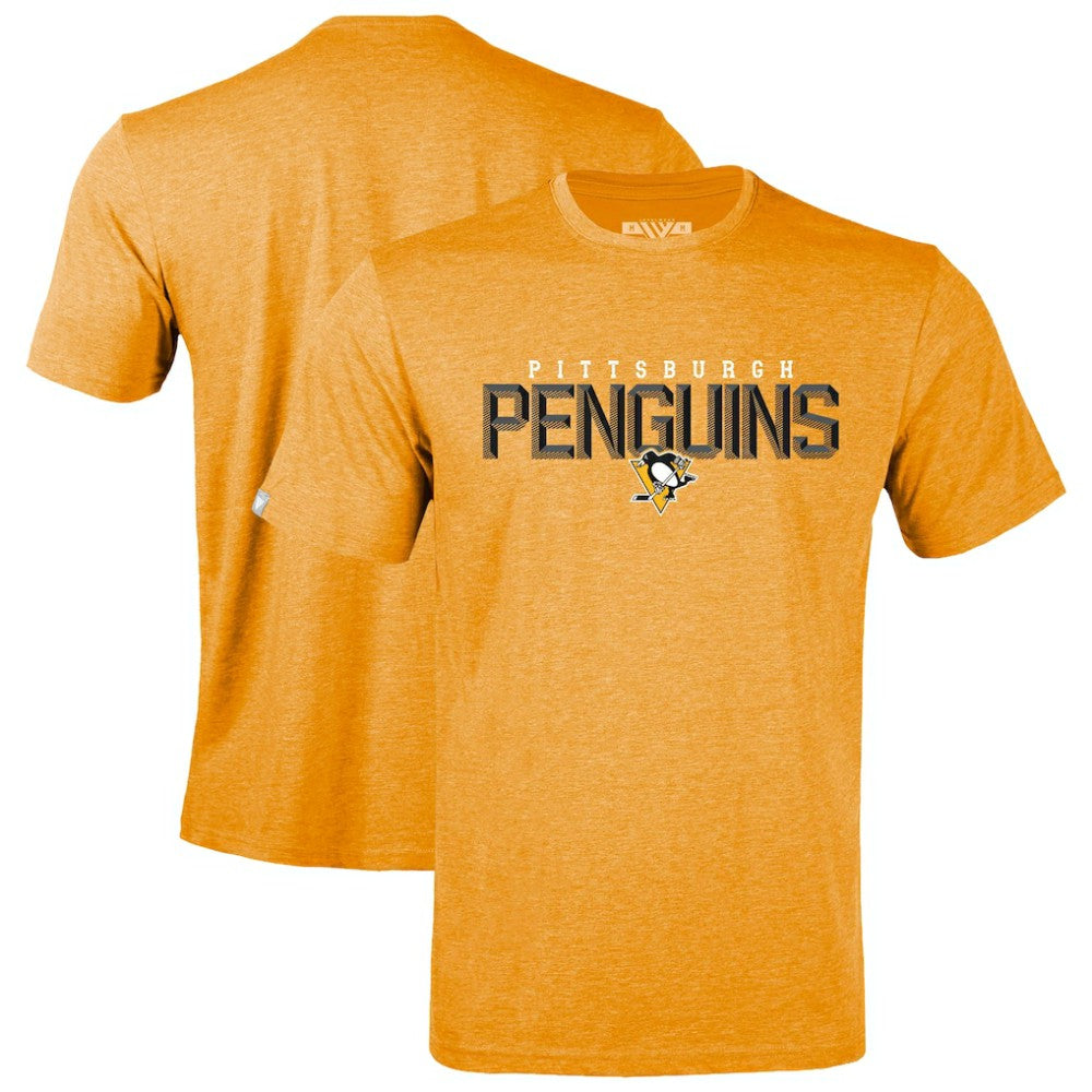 NHL Gold Pittsburgh Penguins Levelwear Richmond Carve T-Shirt