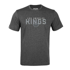 NHL Athletic Heather Gray Los Angeles Kings Levelwear Richmond Carve T-Shirt