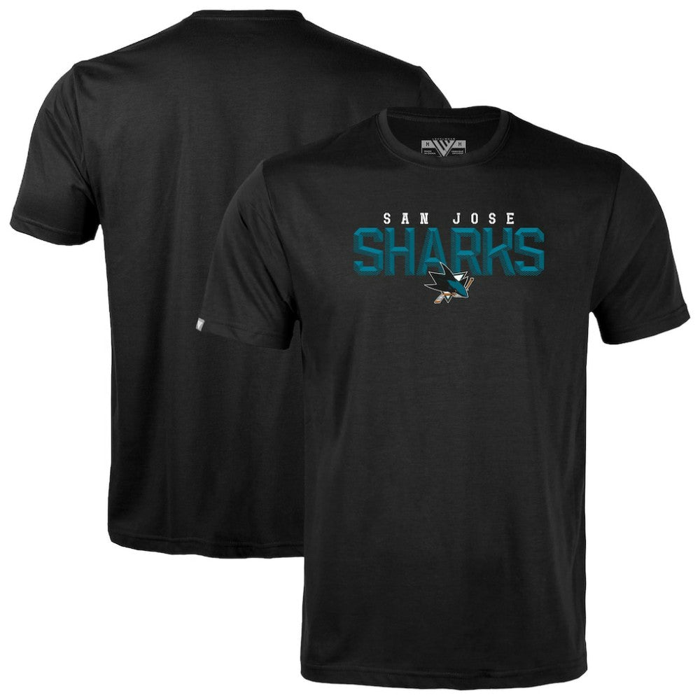 NHL Black San Jose Sharks Levelwear Richmond Carve T-Shirt