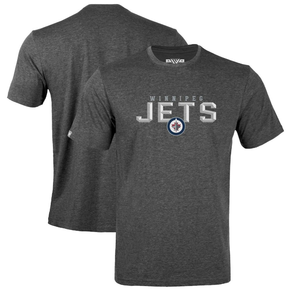 NHL Gray Winnipeg Jets Levelwear Richmond Carve T-Shirt