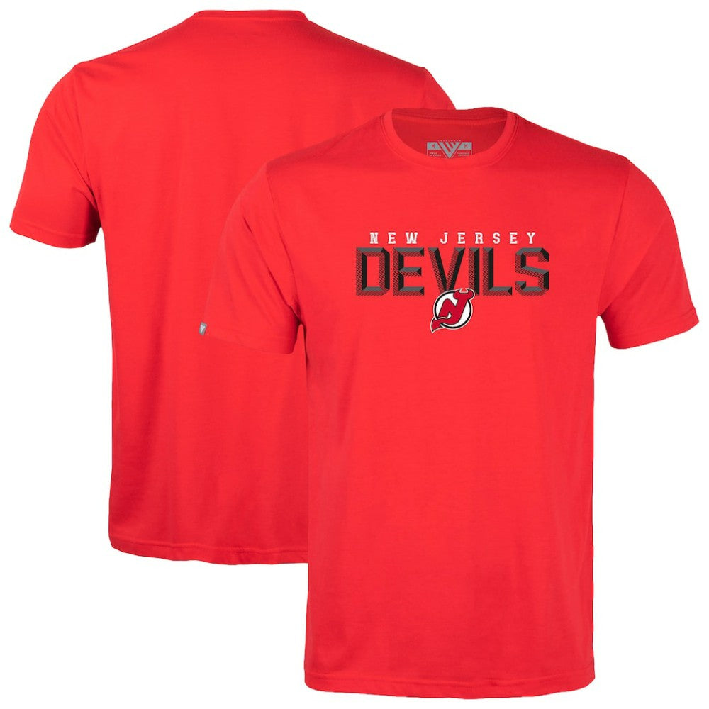 NHL Red New Jersey Devils Levelwear Richmond Carve T-Shirt