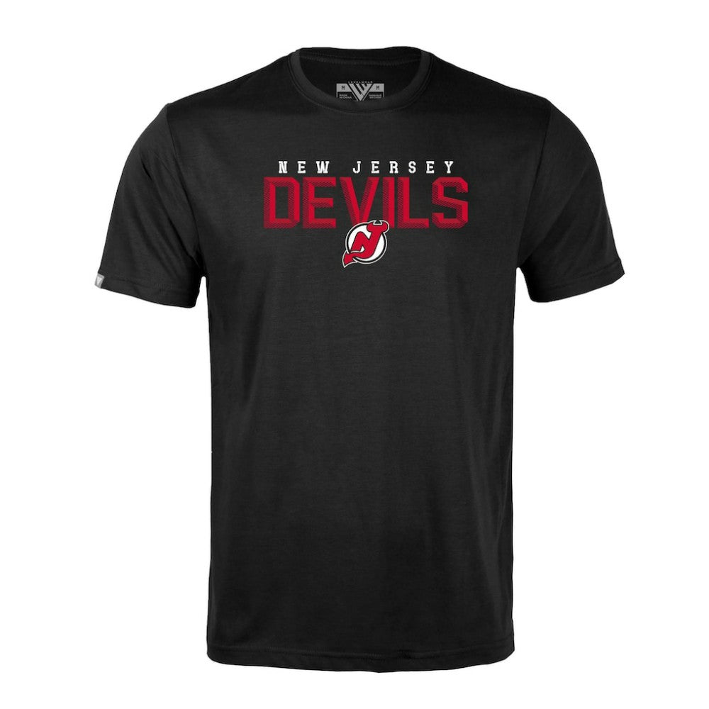 NHL Black New Jersey Devils Levelwear Richmond Carve T-Shirt
