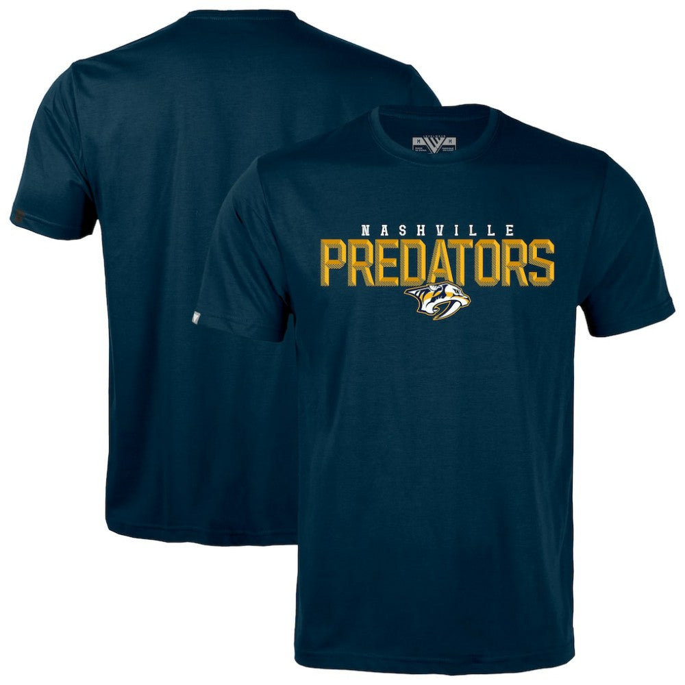 NHL Navy Nashville Predators Levelwear Richmond Carve T-Shirt