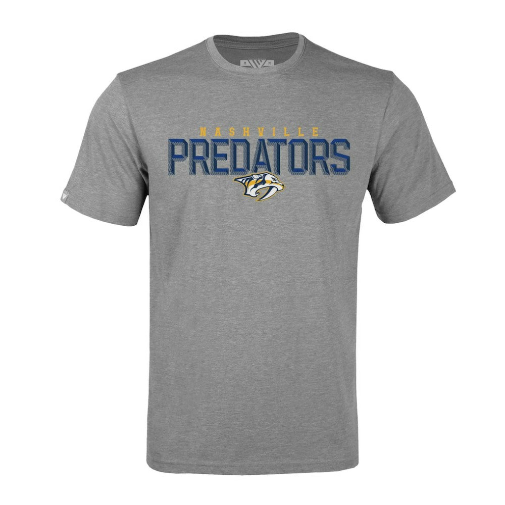 NHL Gray Nashville Predators Levelwear Richmond Carve T-Shirt