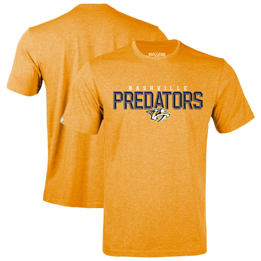 NHL Gold Nashville Predators Levelwear Richmond Carve T-Shirt