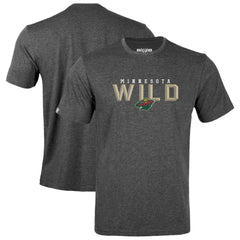 NHL Gray Minnesota Wild Levelwear Richmond Carve T-Shirt