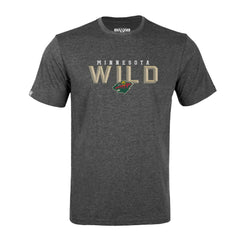 NHL Gray Minnesota Wild Levelwear Richmond Carve T-Shirt