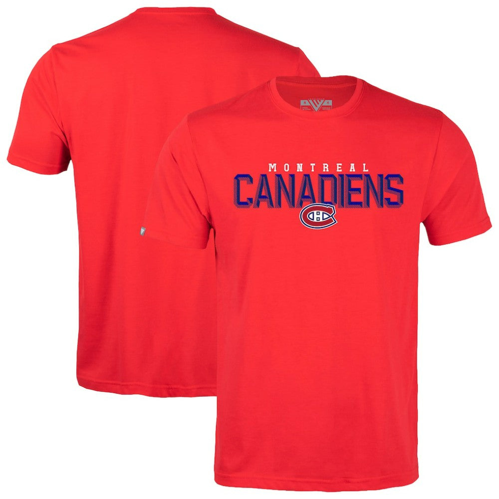 NHL Red Montreal Canadiens Levelwear Richmond Carve T-Shirt
